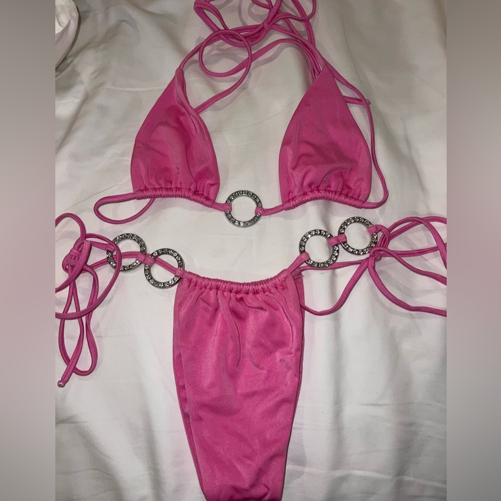 Hard Swimwear Pink Bikini